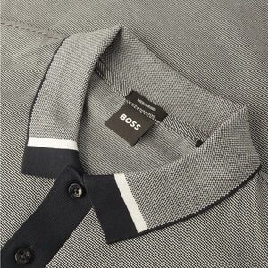 Boss Men's Monochrome Polo Shirt